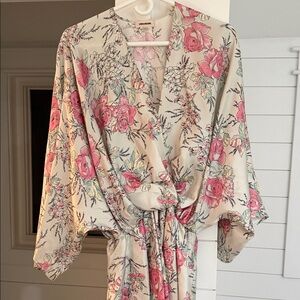 Zadig & Voltaire Pink Floral Mini Dress